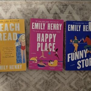 Emily Henry Book Set - Beach Read, Happy Place, Funny Story